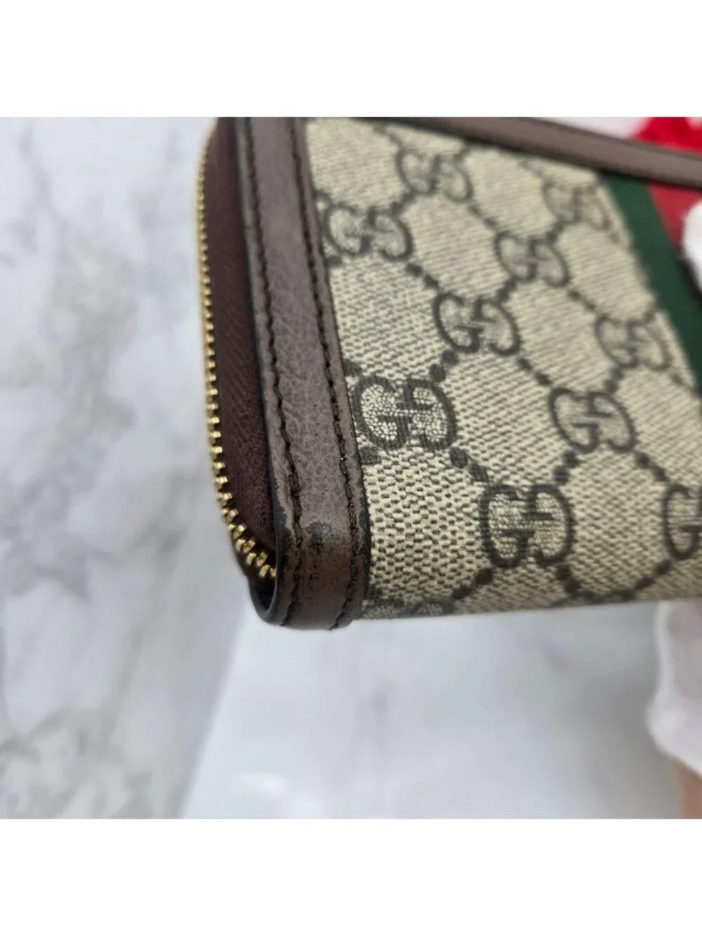 Gucci Wallet Ophidia Sherry Line